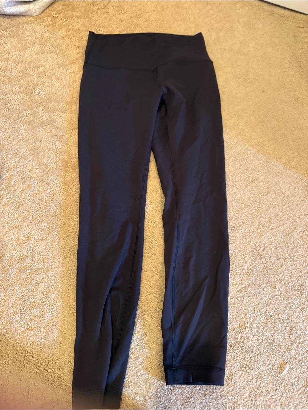 Lululemon X Peloton Black Leggings with Gradient Logo